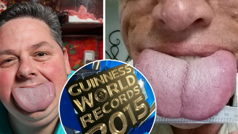 Man’s Tongue Measured Wider Than an iPhone 14 Pro Max Breaks Guinness World Record